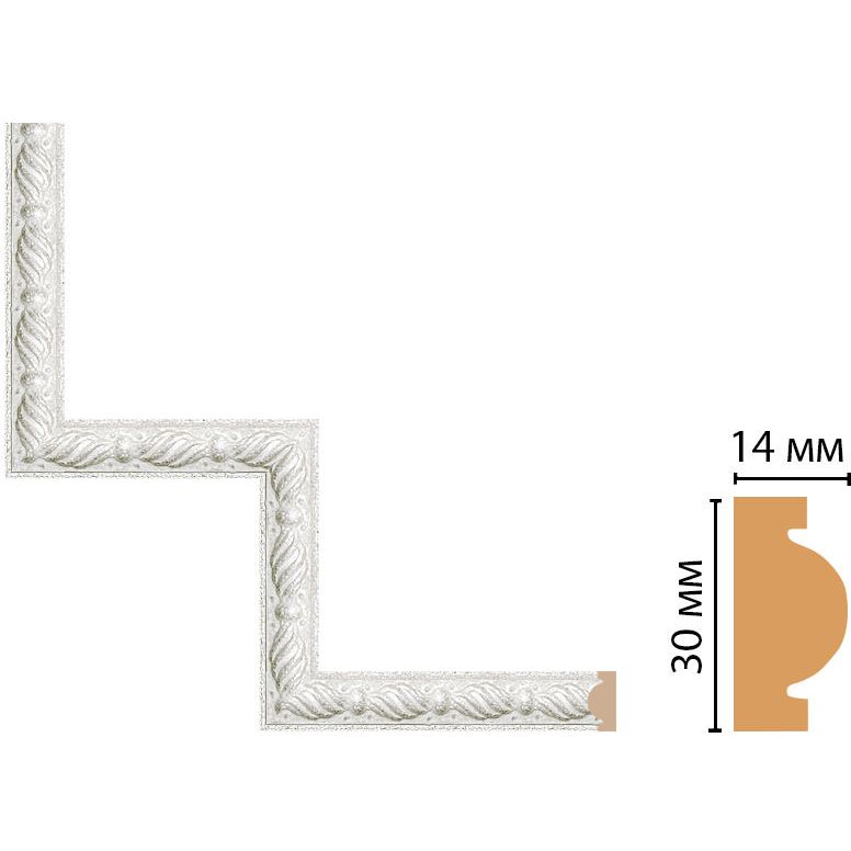 Декоративный угловой элемент Decomaster (Декомастер) 300х300 мм 157-1-20