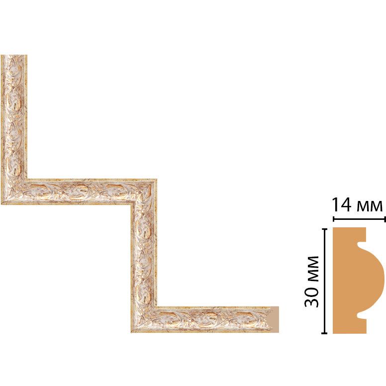 Декоративный угловой элемент Decomaster (Декомастер) 300х300 мм 157-1-553