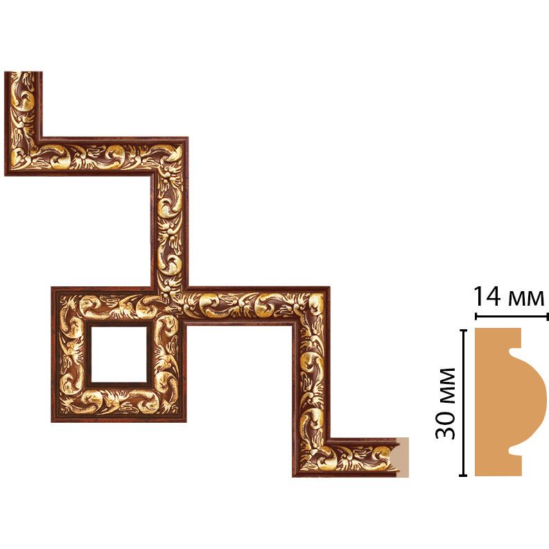 Декоративный угловой элемент Decomaster (Декомастер) 300х300 мм 157-3-1084