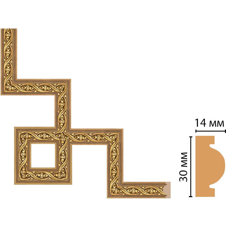 Декоративный угловой элемент Decomaster (Декомастер) 300х300 мм 157-3-4