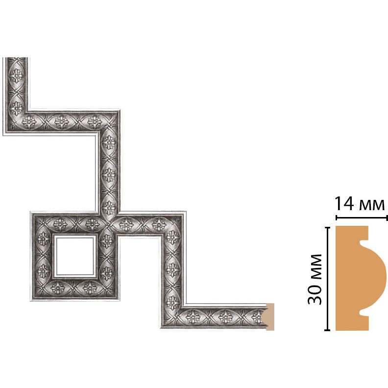 Декоративный угловой элемент Decomaster (Декомастер) 300х300 мм 157-3-55