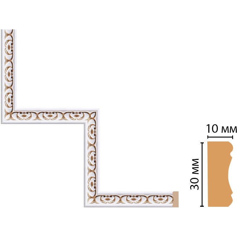 Декоративный угловой элемент Decomaster (Декомастер) 300х300 мм 165-1-118