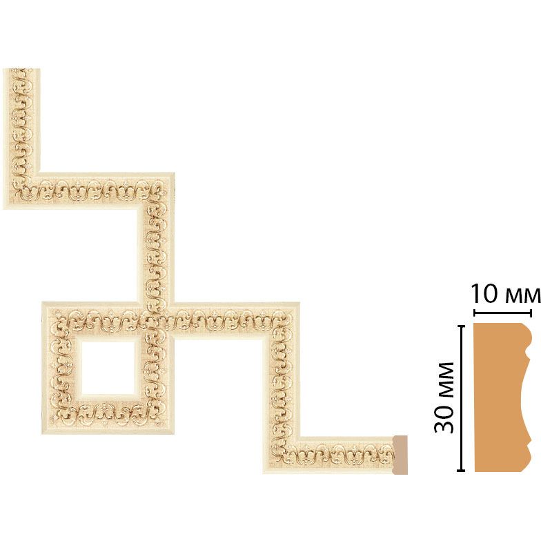 Декоративный угловой элемент Decomaster (Декомастер) 300х300 мм 165-3-1028