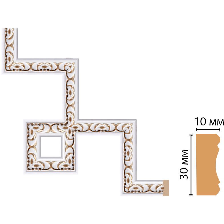 Декоративный угловой элемент Decomaster (Декомастер) 300х300 мм 165-3-118