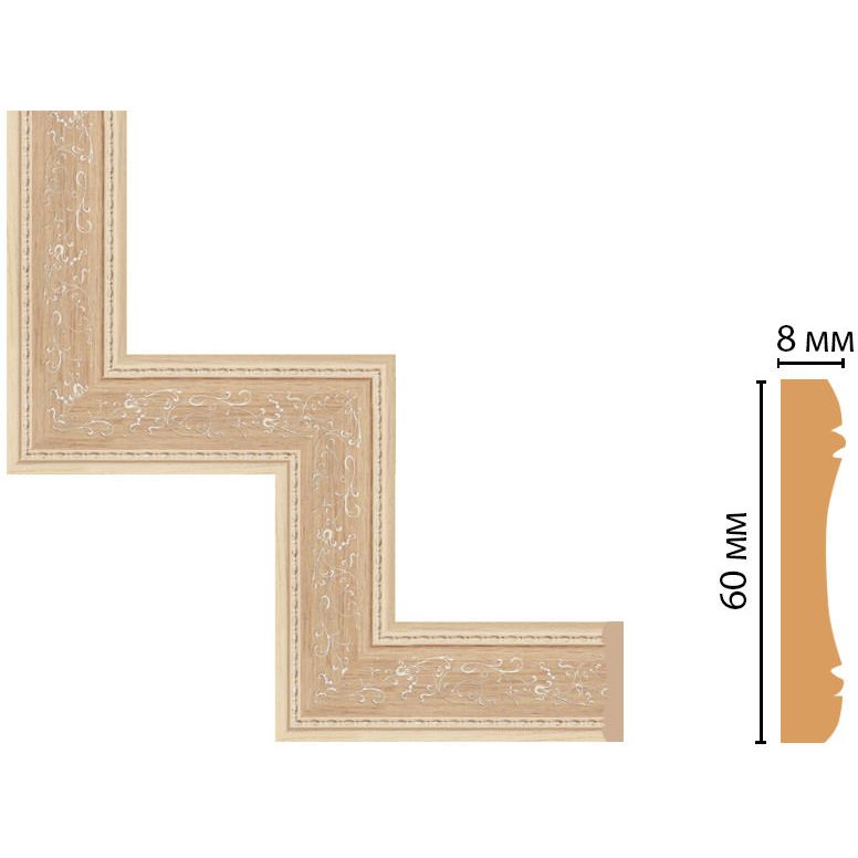 Декоративный угловой элемент Decomaster (Декомастер) 300х300 мм 186-1-11