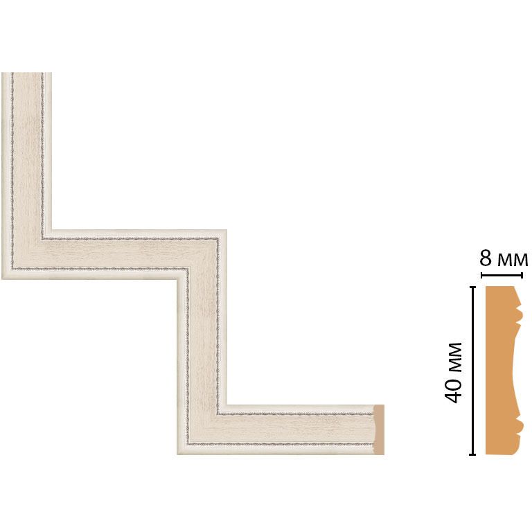 Декоративный угловой элемент Decomaster (Декомастер) 300х300 мм 187-1-14