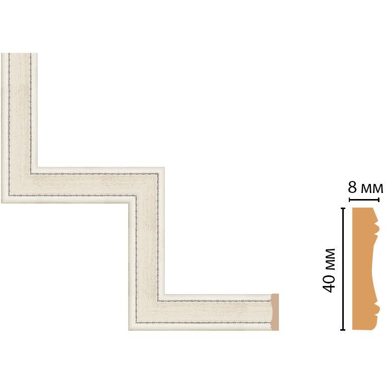 Декоративный угловой элемент Decomaster (Декомастер) 300х300 мм 187-1-15