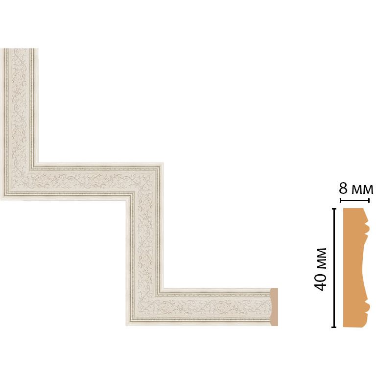 Декоративный угловой элемент Decomaster (Декомастер) 300х300 мм 188-1-14