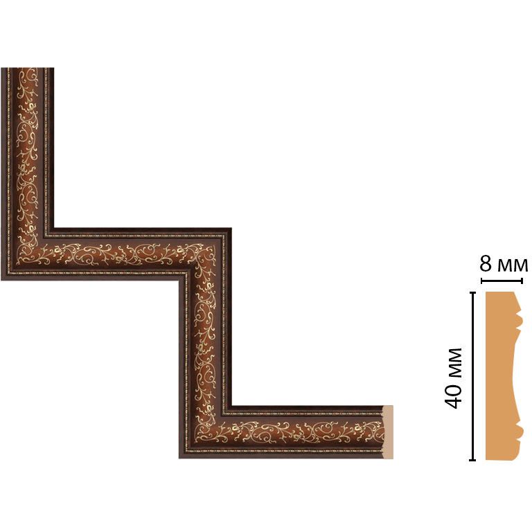 Декоративный угловой элемент Decomaster (Декомастер) 300х300 мм 188-1-51