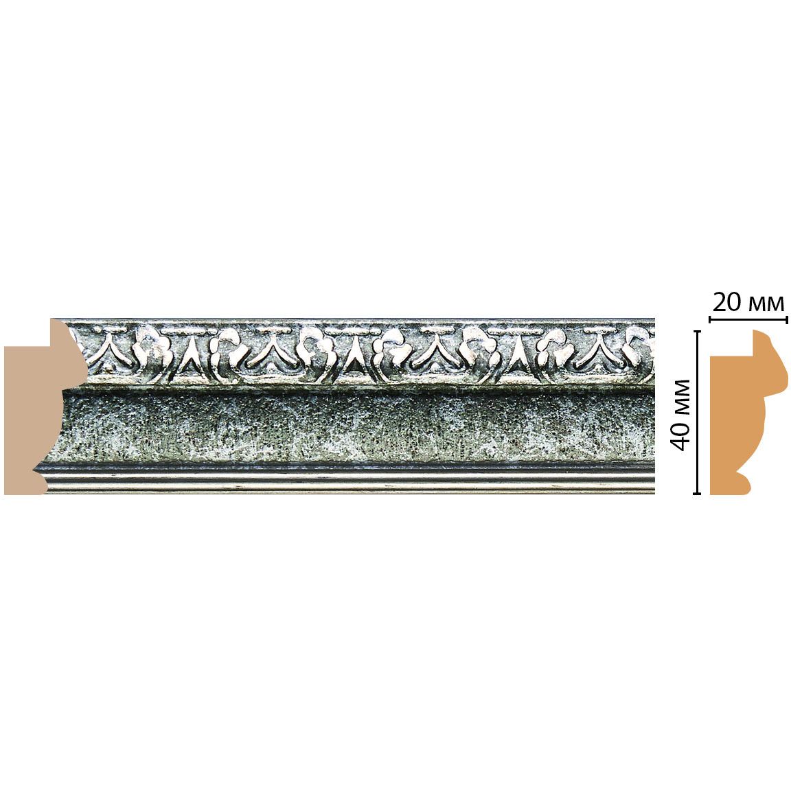 Багет Decomaster (Декомастер) 40х20х2900 мм 807-44 ДМ