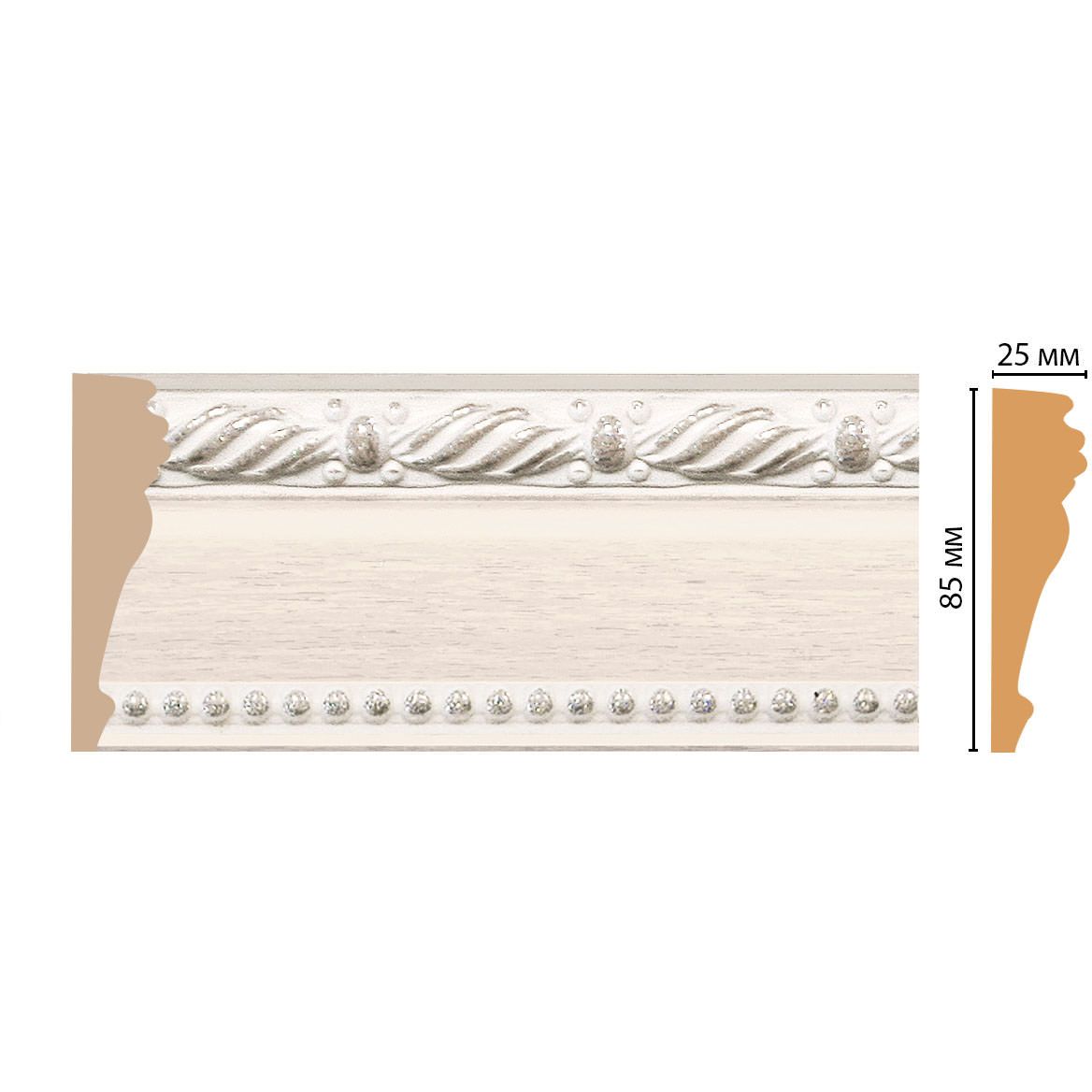 Молдинг Decomaster (Декомастер) 85х25х2400 мм 152-14 ДМ