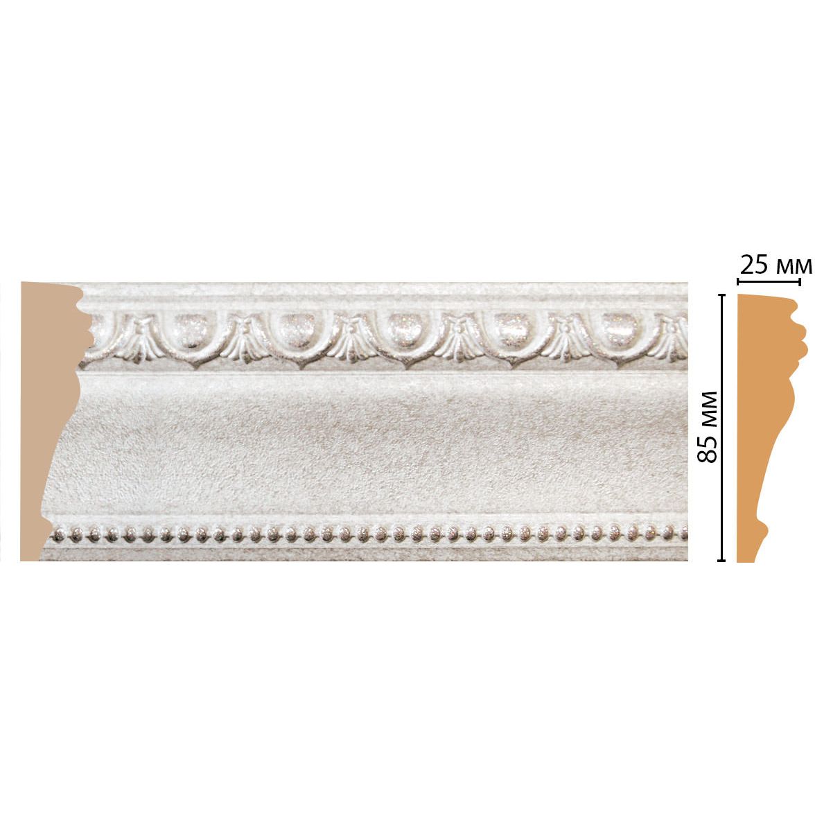 Молдинг Decomaster (Декомастер) 85х25х2400 мм 152-19D ДМ