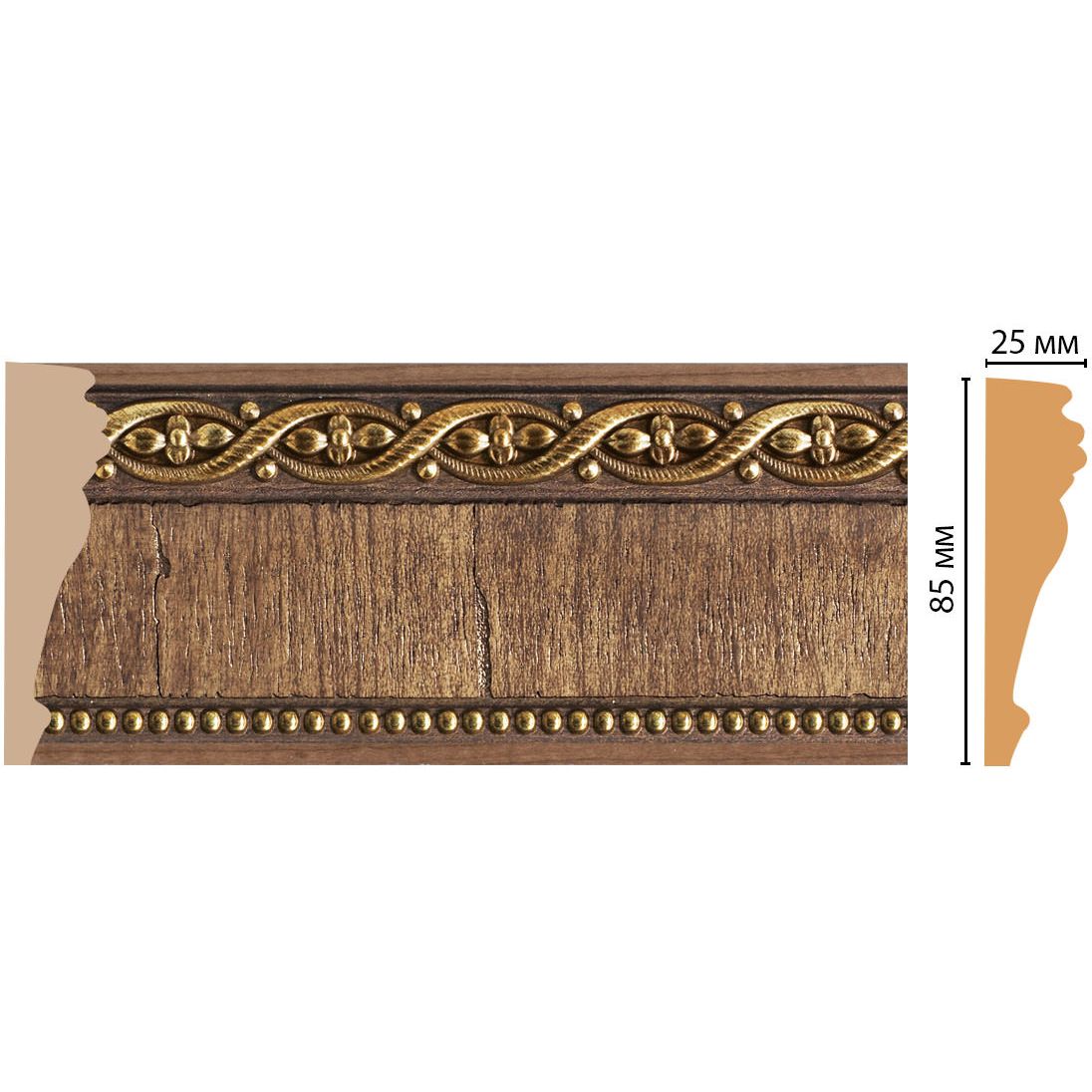 Молдинг Decomaster (Декомастер) 85х25х2400 мм 152-3 ДМ
