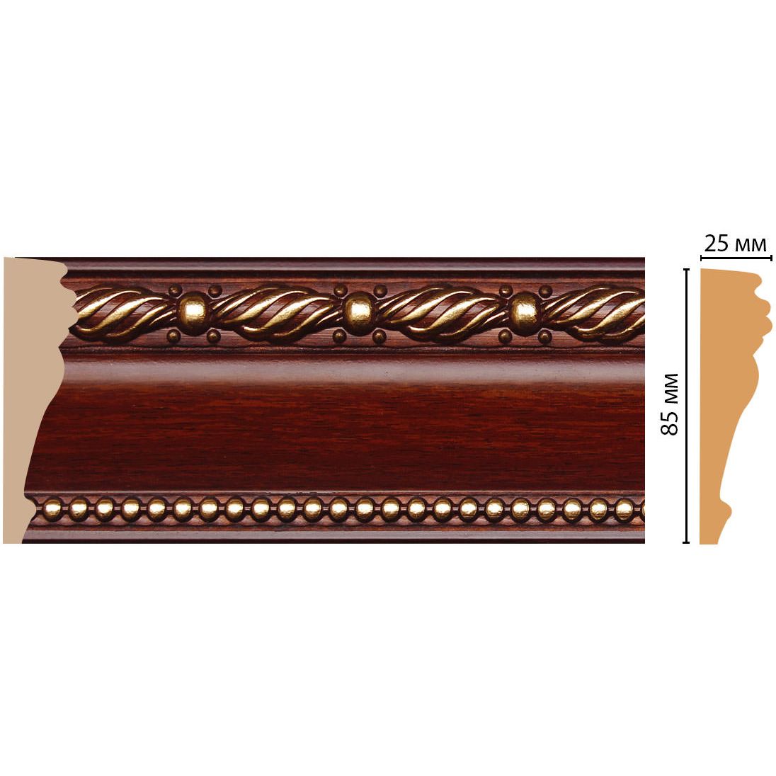 Молдинг Decomaster (Декомастер) 85х25х2400 мм 152-52 ДМ