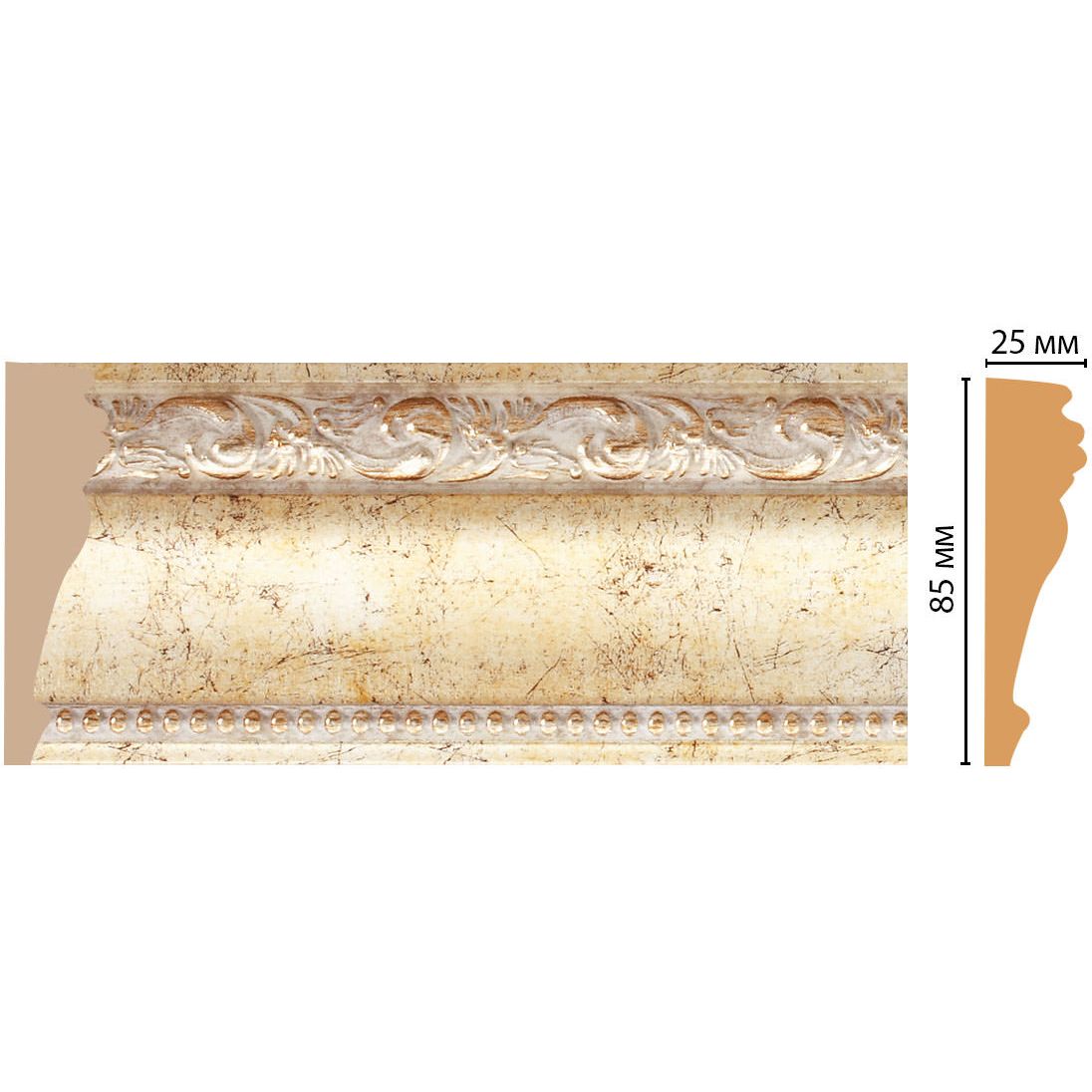Молдинг Decomaster (Декомастер) 85х25х2400 мм 152-553 ДМ