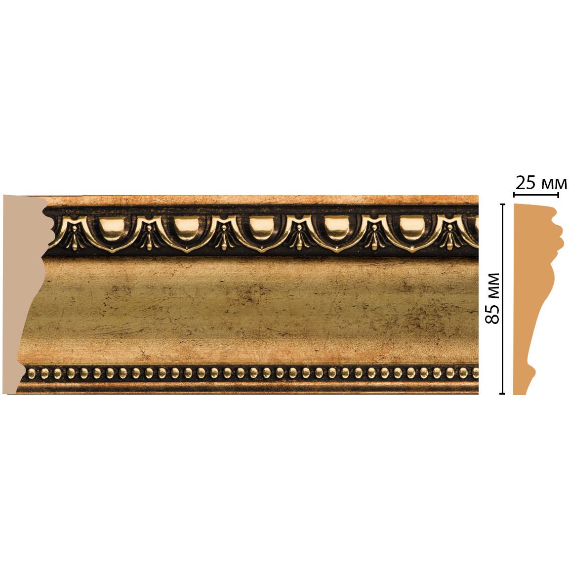 Молдинг Decomaster (Декомастер) 85х25х2400 мм 152-57 ДМ