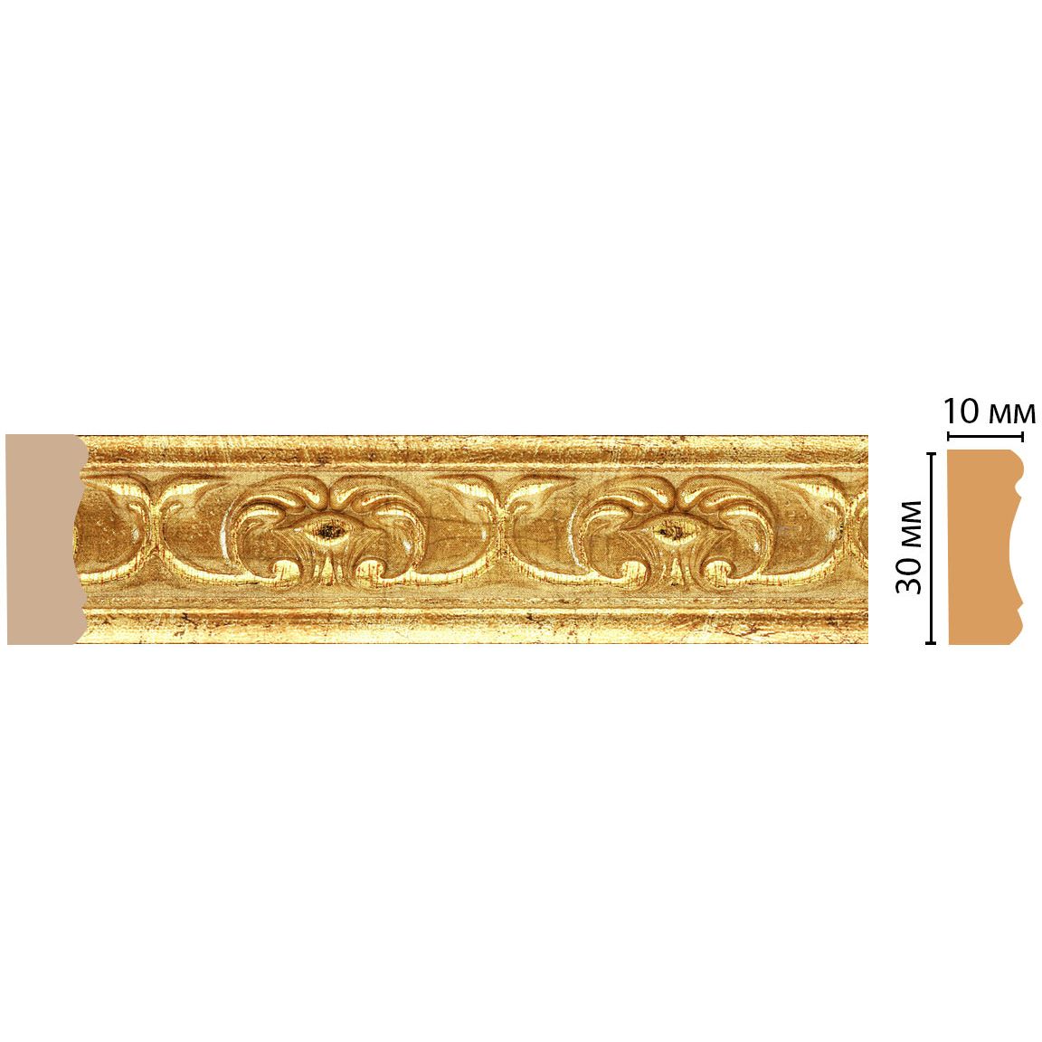 Молдинг Decomaster (Декомастер) 30х10х2400 мм 165-126 ДМ