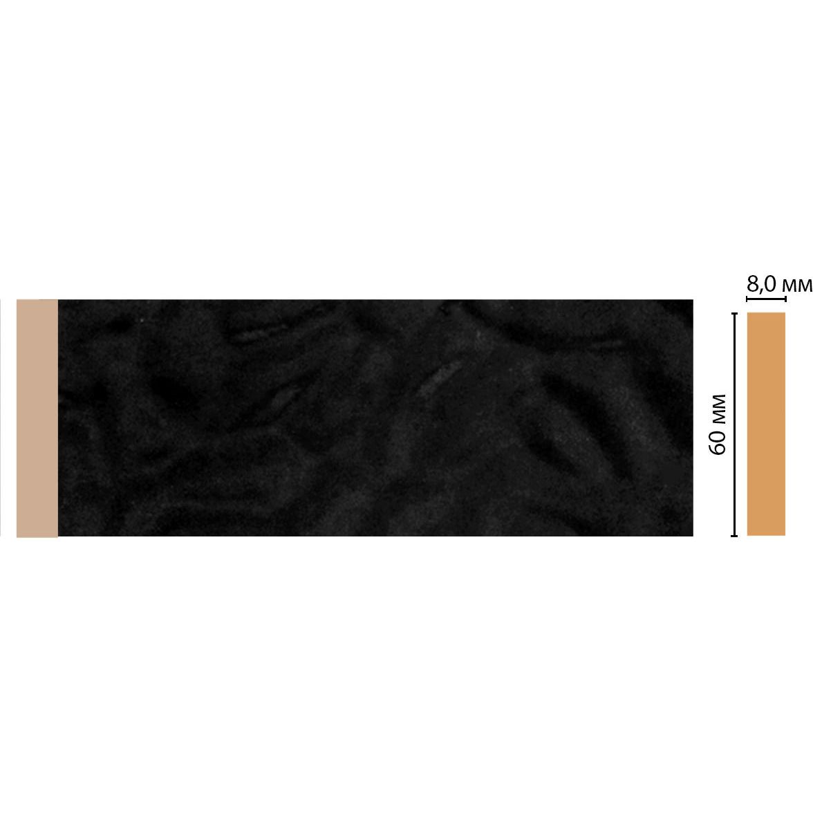 Молдинг Decomaster (Декомастер) 60х8х2400 мм D040-195