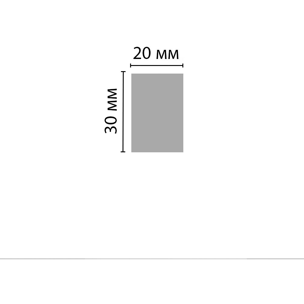 Молдинг Decomaster (Декомастер) 20х30х2900 мм D048-112G ДМ