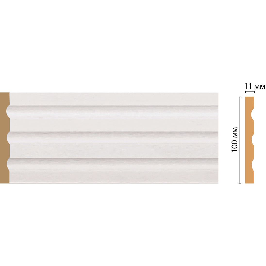 Пилястра Decomaster (Декомастер) 100х11х2400 мм D201-60ДМ