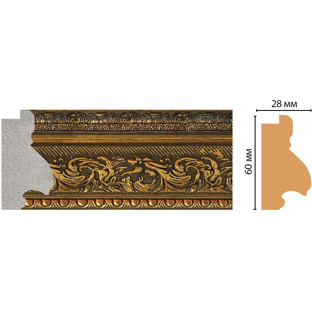 Багет Decomaster (Декомастер) 60х25х2850 мм FM10-5