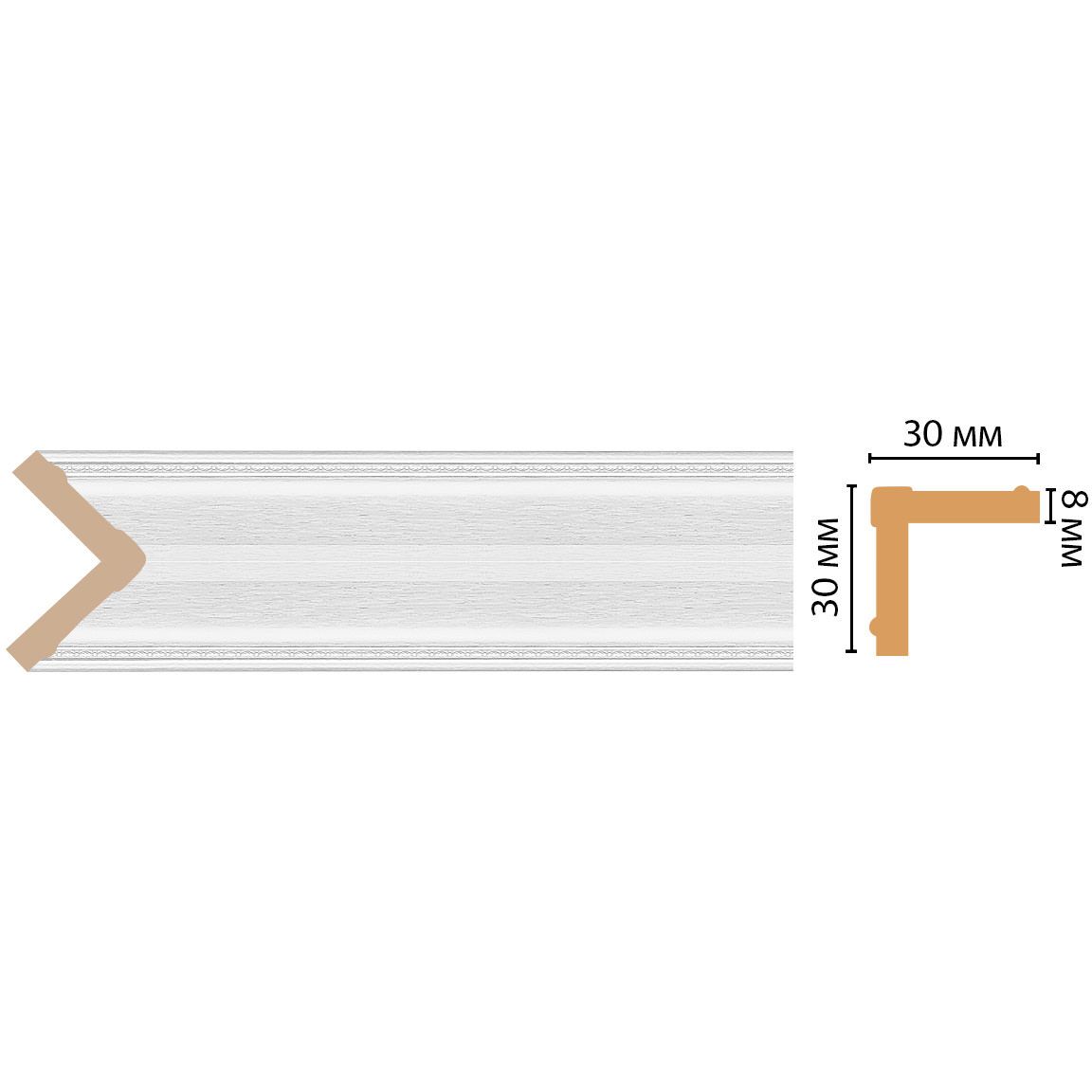 Угол Decomaster (Декомастер) 30х30х2400 мм 116-16 ДМ