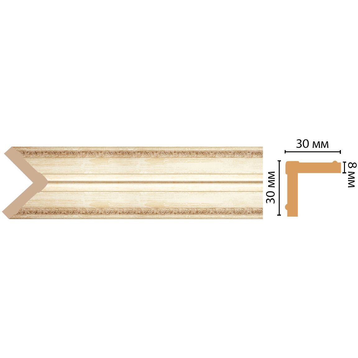 Угол Decomaster (Декомастер) 30х30х2400 мм 116-281 ДМ