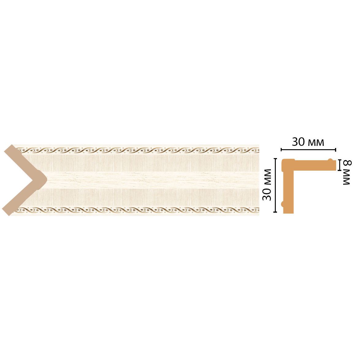 Угол Decomaster (Декомастер) 30х30х2400 мм 116-6 ДМ
