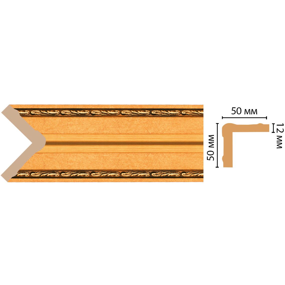 Угол Decomaster (Декомастер) 50х50х2400 мм 142-1223 ДМ
