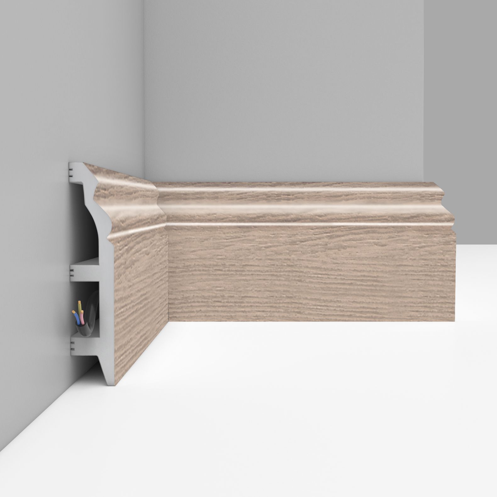 Плинтус Decomaster (Декомастер) 100х22х2400 мм D232-83/14 ДМ