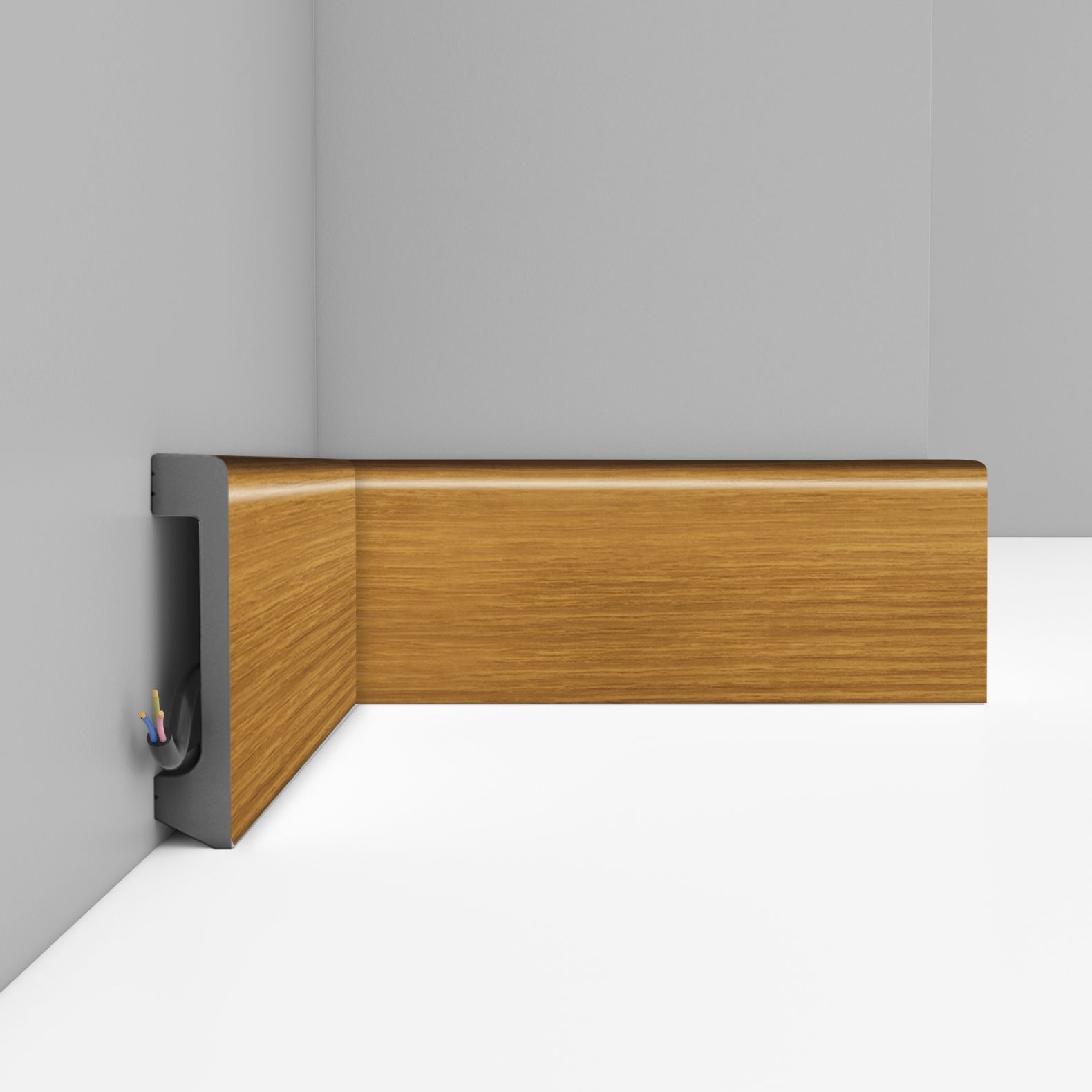 Плинтус Decomaster (Декомастер) 80х17х2400 мм D235-73/20 ДМ