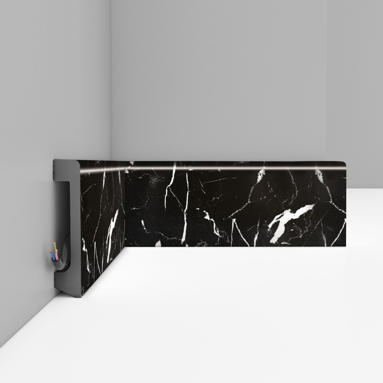 Плинтус Decomaster (Декомастер) 80х17х2400 мм D235-78/20 ДМ