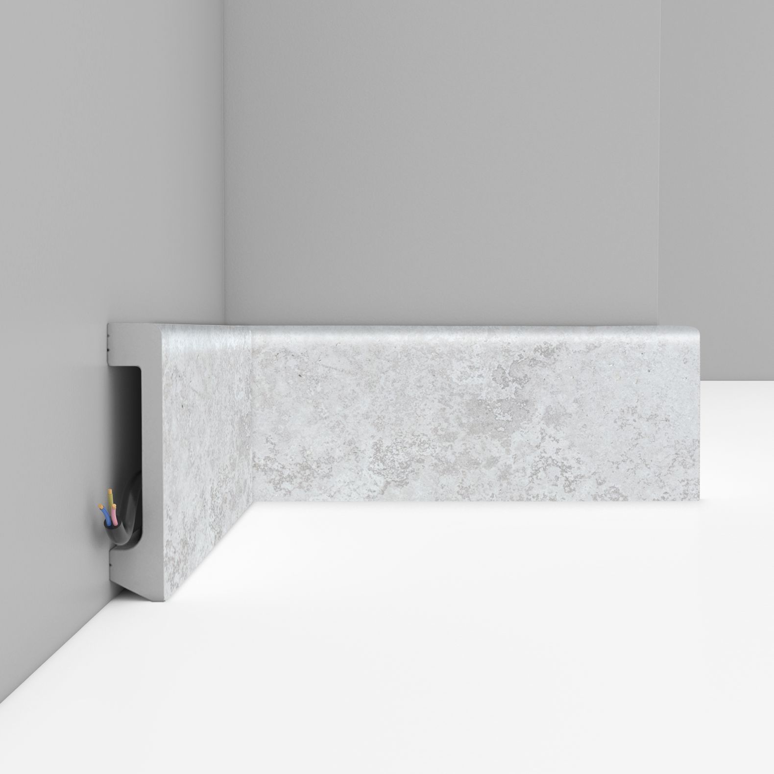 Плинтус Decomaster (Декомастер) 80х17х2400 мм D235-1619ДМ