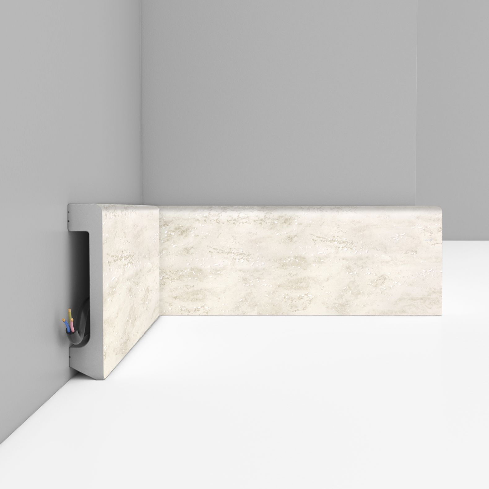 Плинтус Decomaster (Декомастер) 80х17х2400 мм D235-1633ДМ