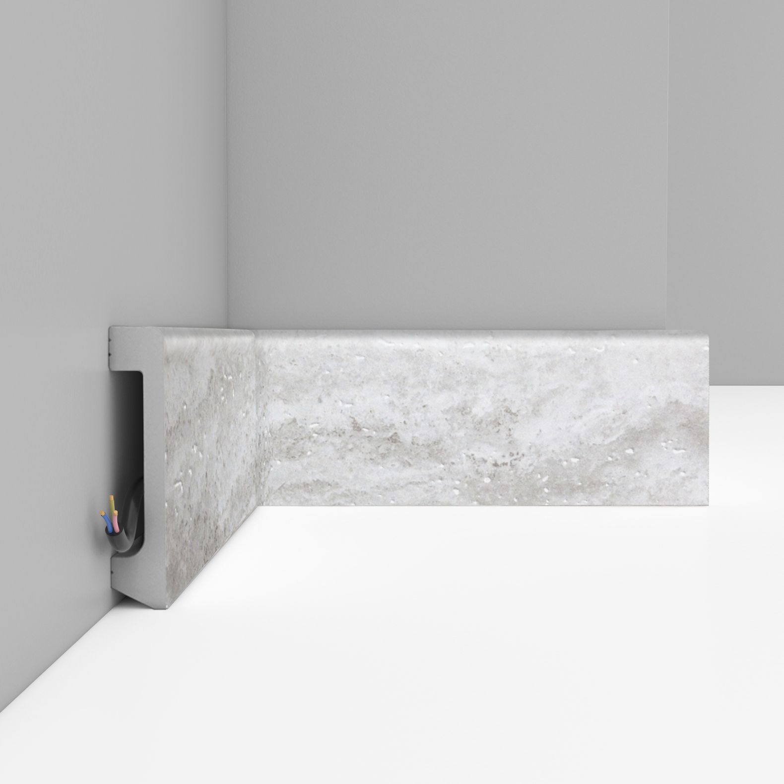 Плинтус Decomaster (Декомастер) 80х17х2400 мм D235-1634ДМ