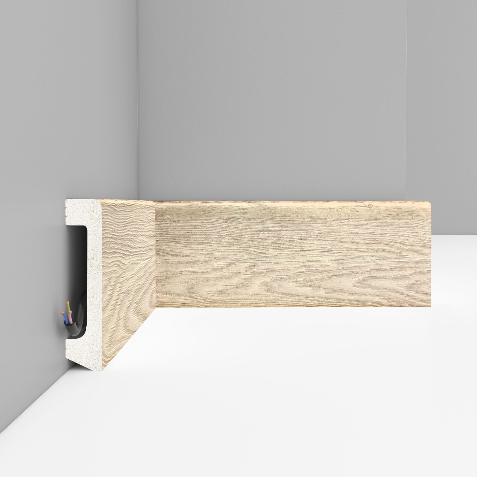 Плинтус Decomaster (Декомастер) 80х17х2400 мм D235-82 ДМ