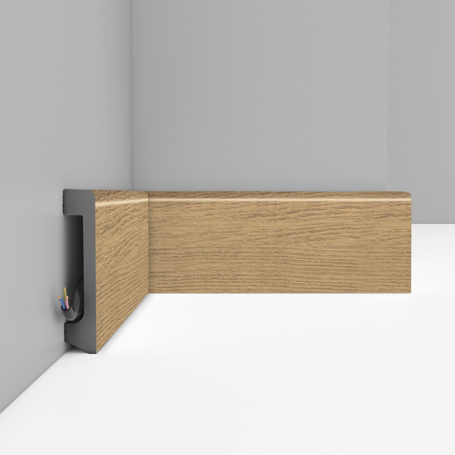 Плинтус Decomaster (Декомастер) 80х17х2400 мм D235-83 ДМ