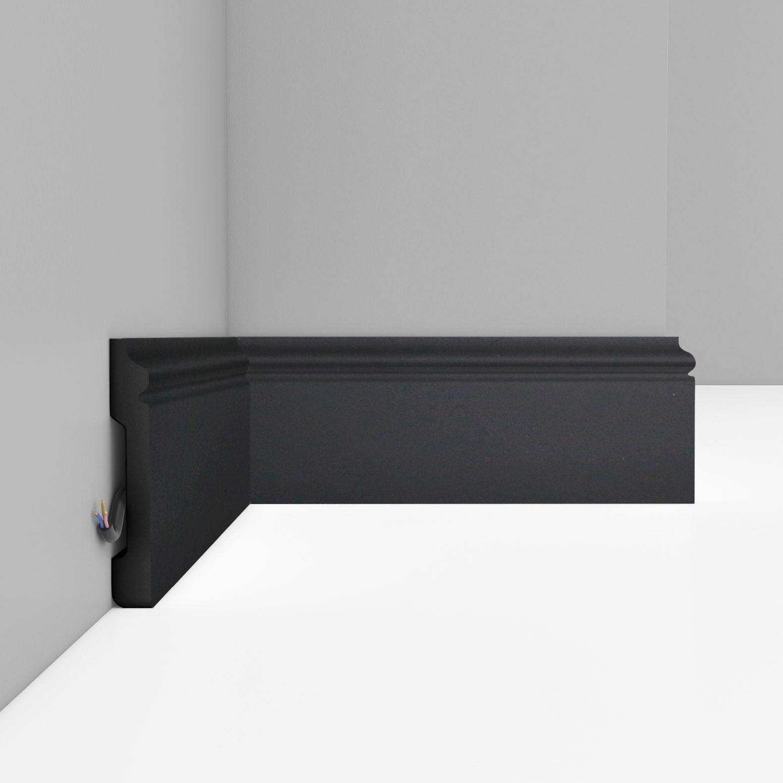 Плинтус напольный Decomaster (Декомастер) 79х13х2400 мм D005-112ДМ