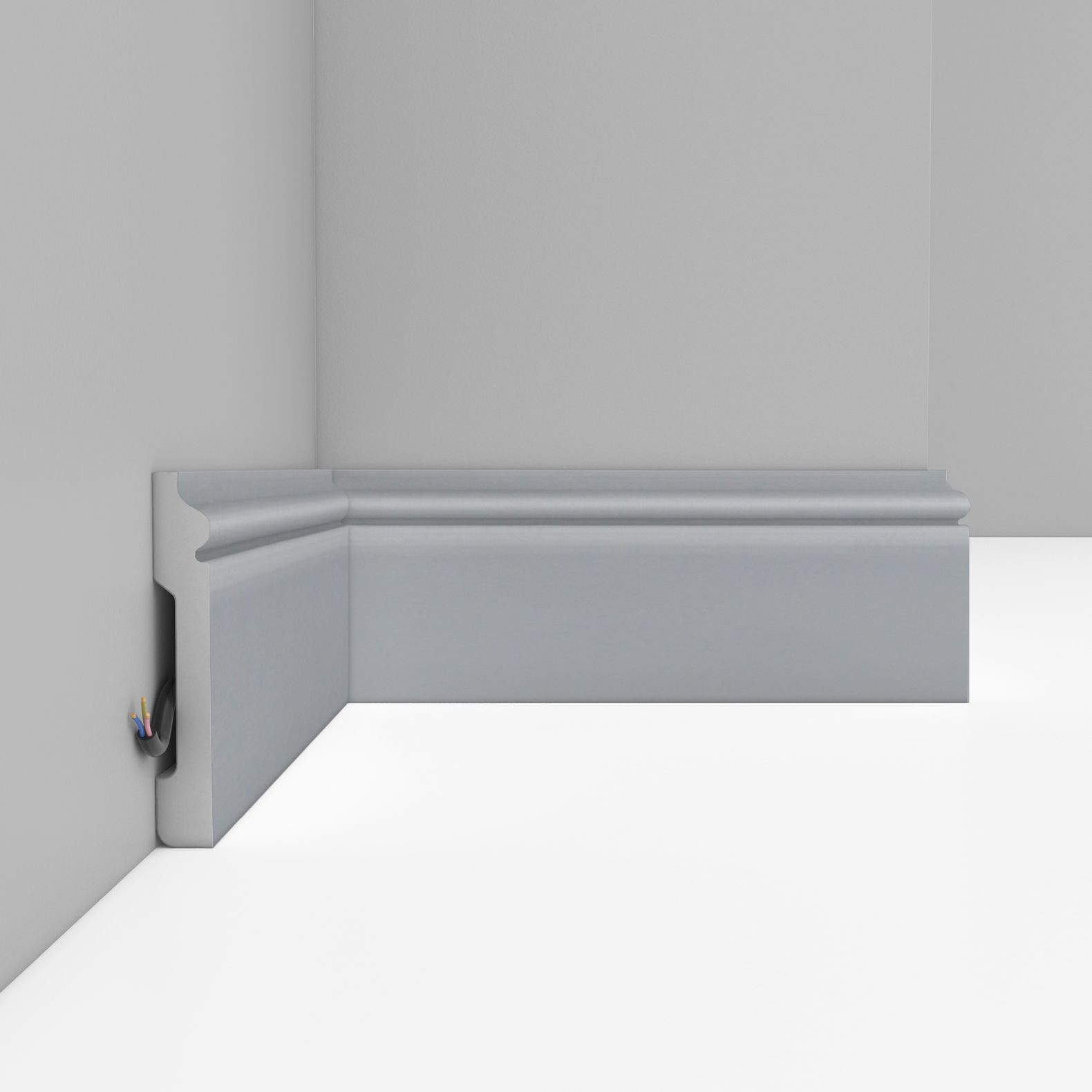 Плинтус напольный Decomaster (Декомастер) 79х13х2400 мм D005-118ДМ