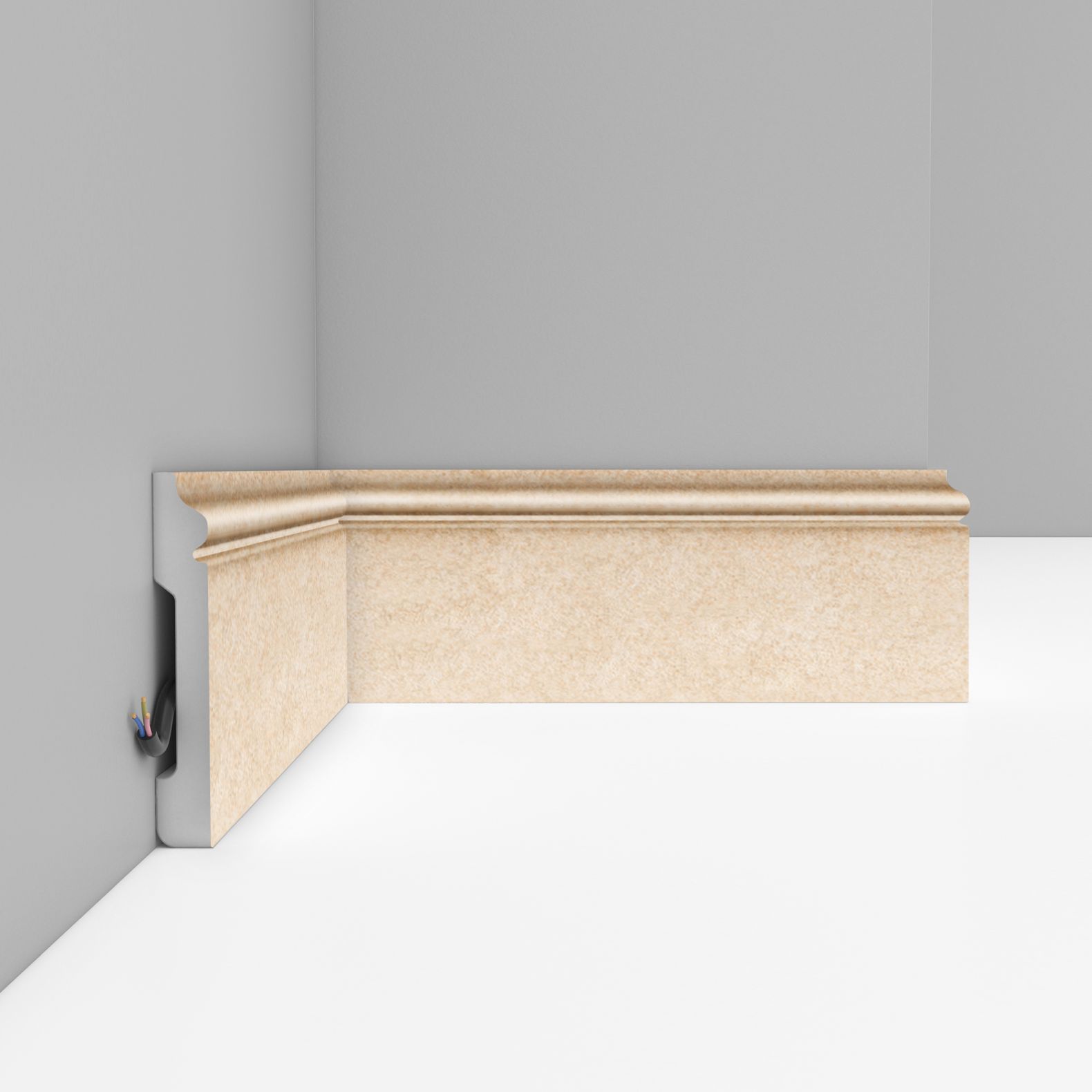 Плинтус напольный Decomaster (Декомастер) 79х13х2400 мм D005-18DДМ