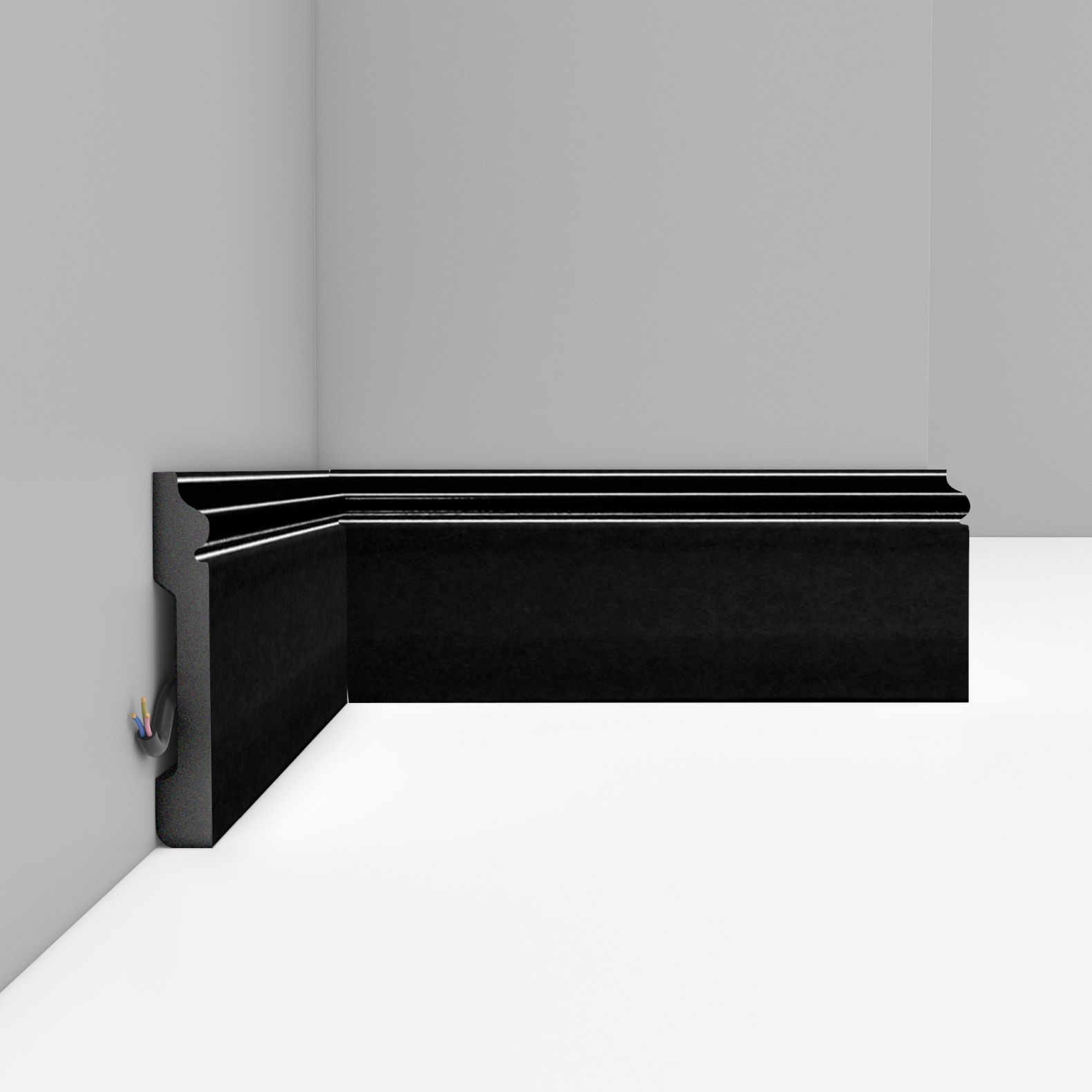 Плинтус напольный Decomaster (Декомастер) 79х13х2400 мм D005-195ДМ