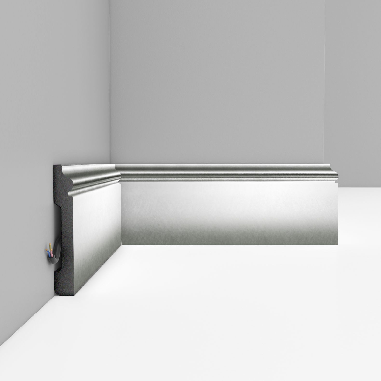 Плинтус напольный Decomaster (Декомастер) 79х13х2400 мм D005-375ДМ