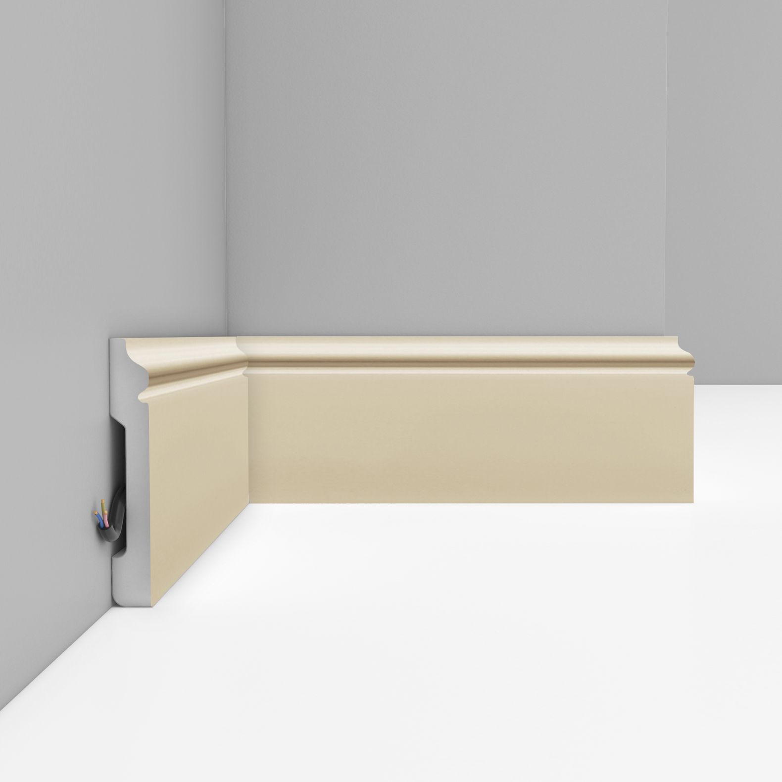 Плинтус напольный Decomaster (Декомастер) 79х13х2400 мм D005-61ДМ