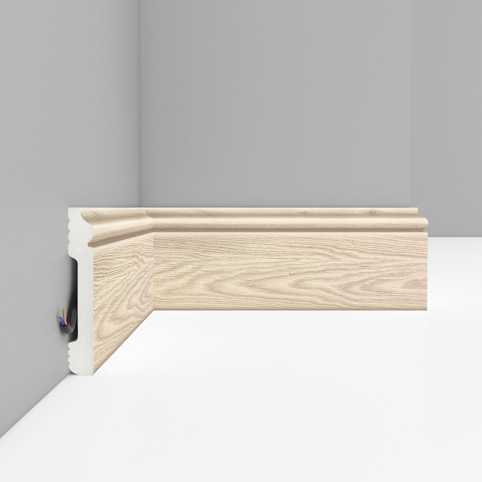 Плинтус напольный Decomaster (Декомастер) 79х13х2400 мм D005-82ДМ