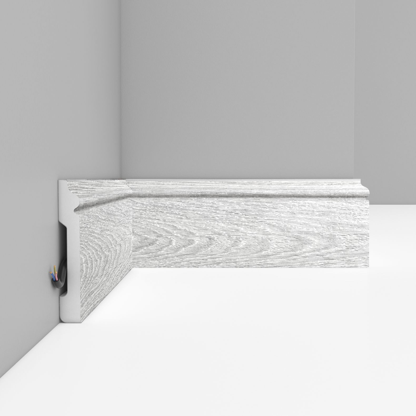 Плинтус напольный Decomaster (Декомастер) 79х13х2400 мм D005-84ДМ