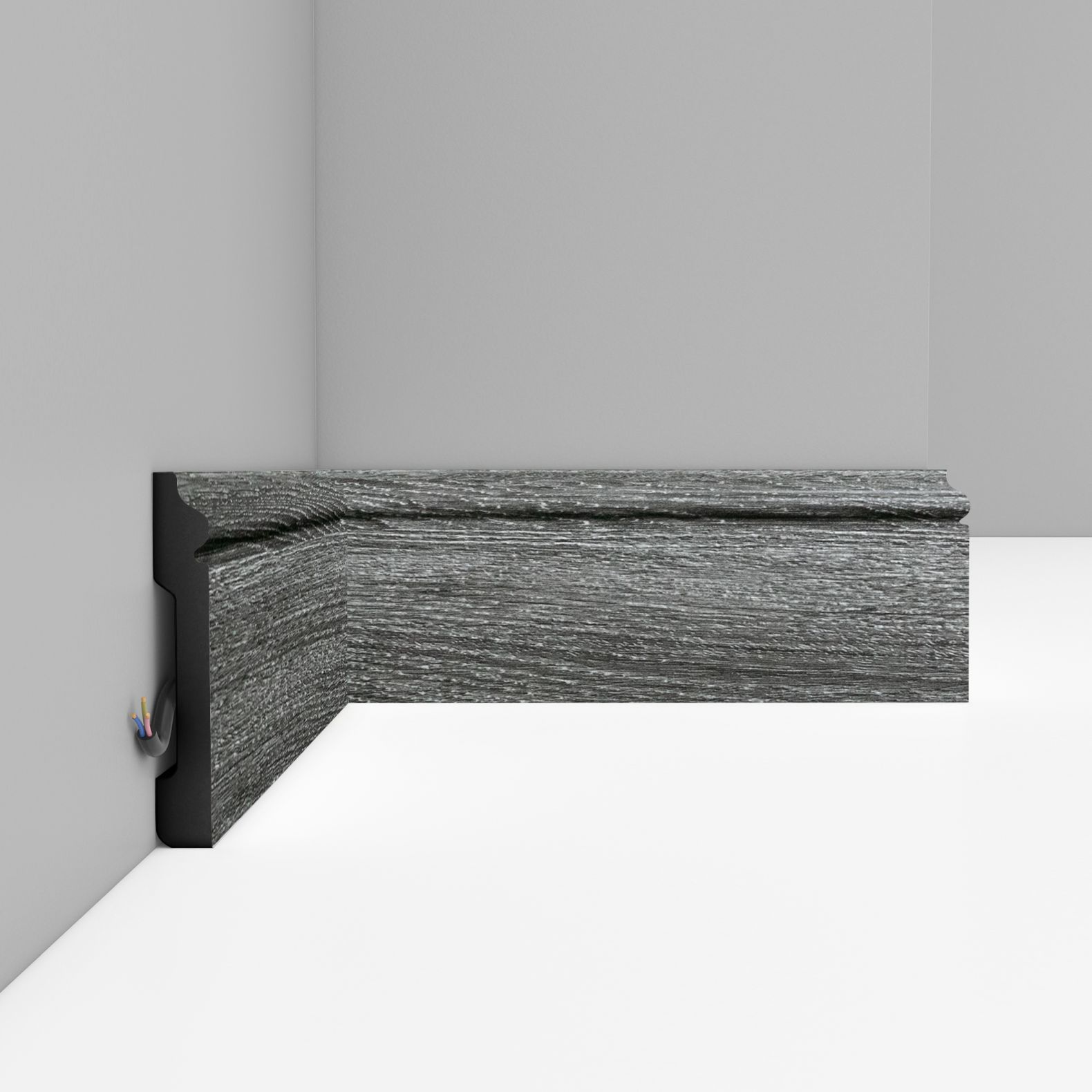 Плинтус напольный Decomaster (Декомастер) 79х13х2400 мм D005-87ДМ