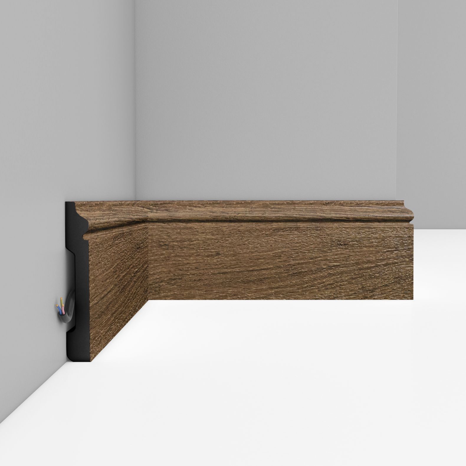 Плинтус напольный Decomaster (Декомастер) 79х13х2400 мм D005-88ДМ