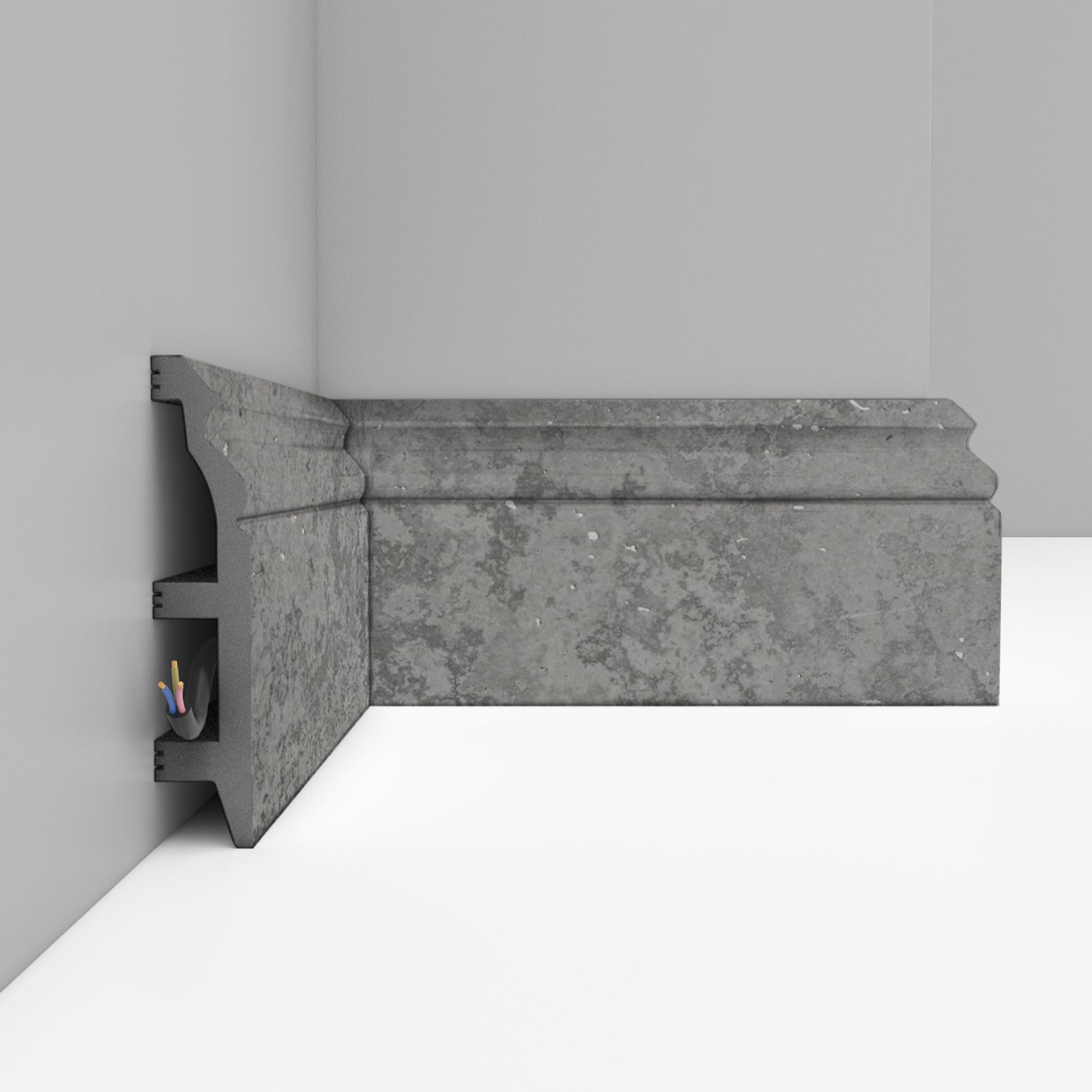 Плинтус напольный Decomaster (Декомастер) 100х22х2400 мм D232-1629G ДМ