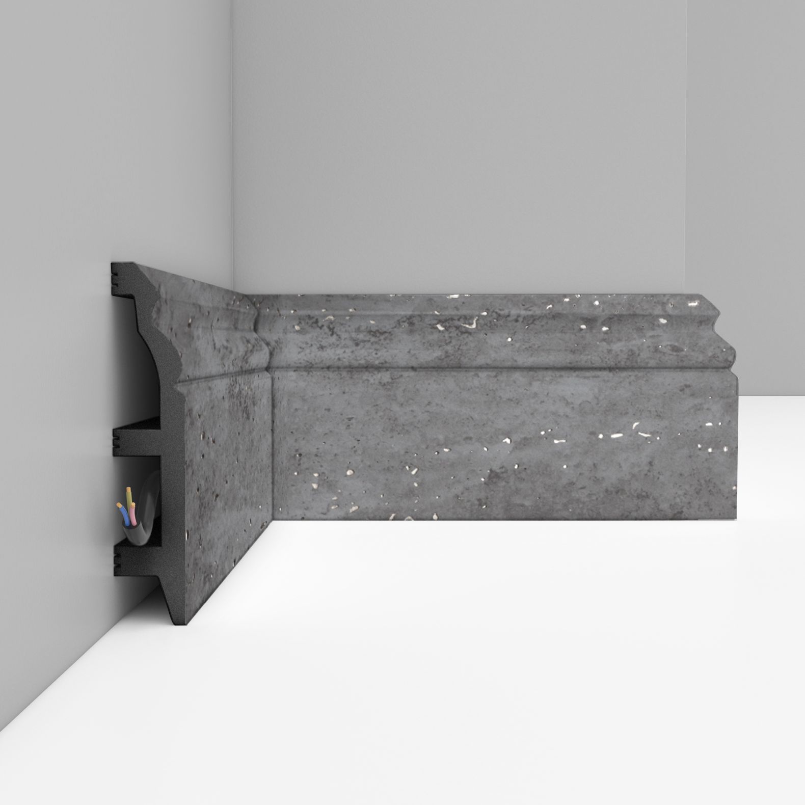 Плинтус напольный Decomaster (Декомастер) 100х22х2400 мм D232-1632G ДМ