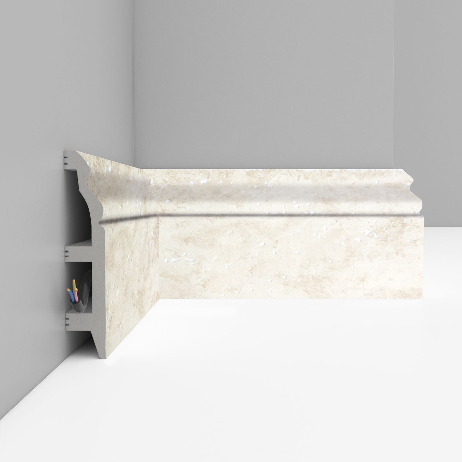 Плинтус напольный Decomaster (Декомастер) 100х22х2400 мм D232-1633ДМ